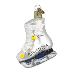 Hot Old World Christmas Ice Skate Ornament -