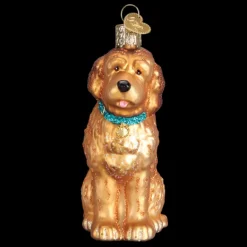 Cheap Old World Christmas Irish Doodle Ornament -
