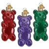 Flash Sale Old World Christmas Jelly Bear Ornament Set -