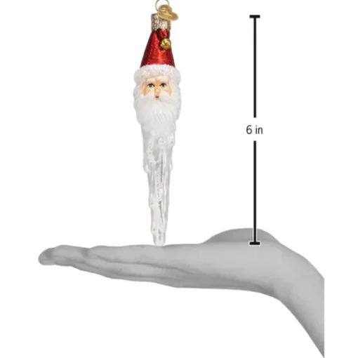 Shop Old World Christmas Jingle Bell Santa Icicle Ornament -