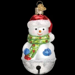 Sale Old World Christmas Jingle Bell Snowman Ornament -