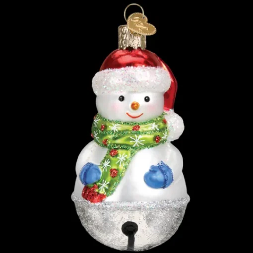 Sale Old World Christmas Jingle Bell Snowman Ornament -