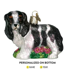 Sale Old World Christmas King Charles Spaniel Ornament -