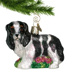 Sale Old World Christmas King Charles Spaniel Ornament -