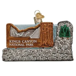 Fashion Old World Christmas Kings Canyon National Park Ornament -