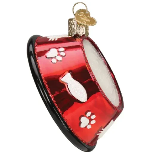 Online Old World Christmas Kitty Bowl Ornament -