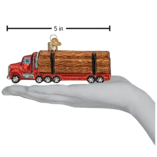 Online Old World Christmas Logging Truck Ornament -