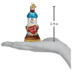 Fashion Love You S'More Snowman Ornament - Inspirational