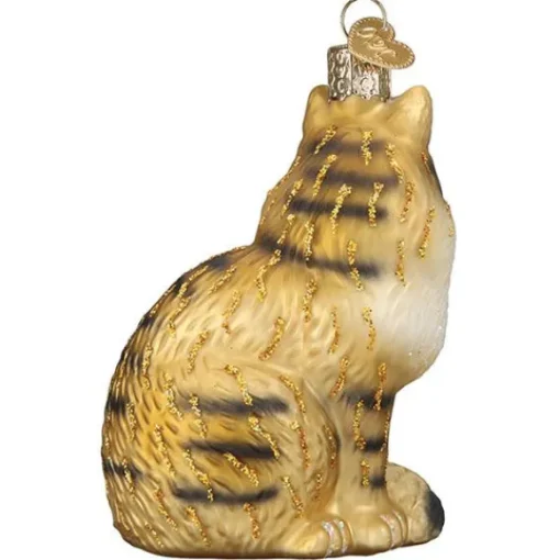 Cheap Old World Christmas Maine Coon Cat Ornament -