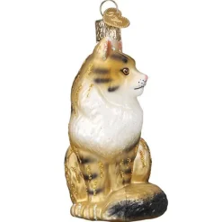Cheap Old World Christmas Maine Coon Cat Ornament -