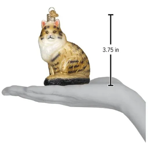 Cheap Old World Christmas Maine Coon Cat Ornament -