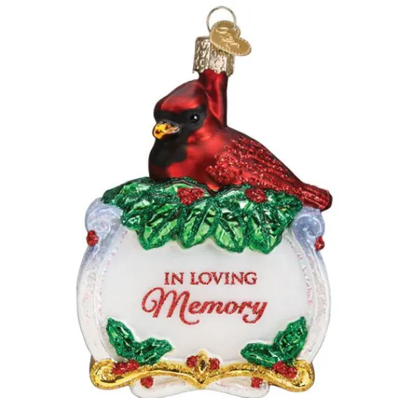 Flash Sale Memorial Cardinal Ornament - Memorial