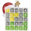 New Merry Words Ornament - Fun & Games