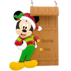 Discount Mickey Mouse With Sled Ornament Licensed Characters