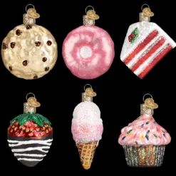 Discount Old World Christmas Mini Dessert Ornament Set -