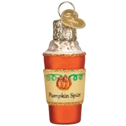 Sale Old World Christmas Mini Pumpkin Spice Latte Ornament -