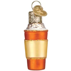 Sale Old World Christmas Mini Pumpkin Spice Latte Ornament -