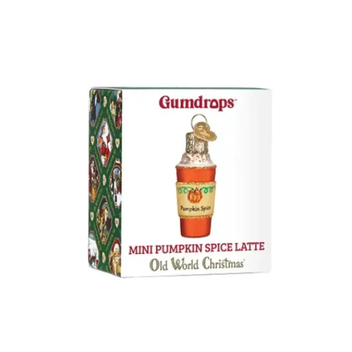 Sale Old World Christmas Mini Pumpkin Spice Latte Ornament -