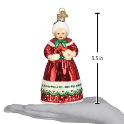Hot Old World Christmas Mrs. Claus Ornament -