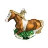 Best Mustang Horse Ornament - Brown & White - Horse & Farm