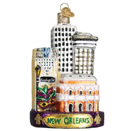 Hot Old World Christmas New Orleans Ornament -
