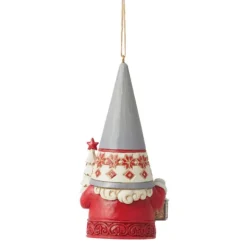 Cheap Nordic Noel Gnome With Tree Ornament - Jim Shore