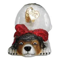 Store Old World Christmas Norman Rockwell Signature Dog Ornament -