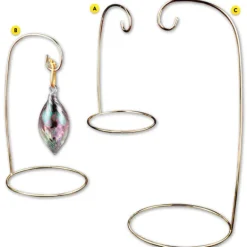 Cheap Ornament Stand - Assorted Brass Wire Single Stands Ornament Stands & Hooks