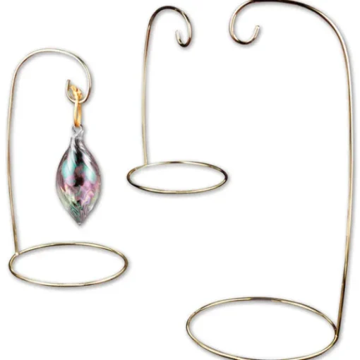 Cheap Ornament Stand - Assorted Brass Wire Single Stands Ornament Stands & Hooks