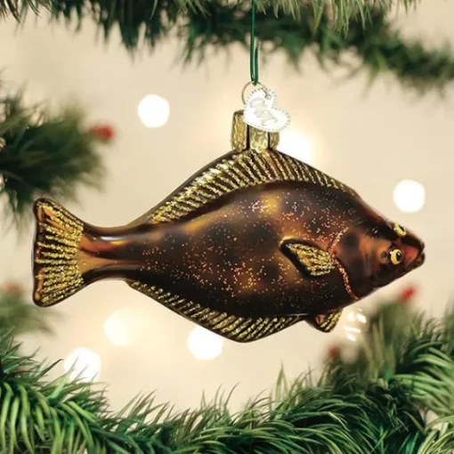 Cheap Pacific Halibut Ornament - Fish & Reptile