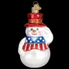 Best Patriotic Snowman Ornament - Military & Patriotic