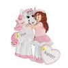 Store Personalized A Girl And Her Unicorn Ornament Kids