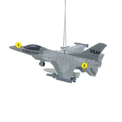Discount Personalized Air Force Jet Ornament Military & Patriotic