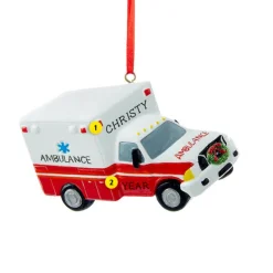 Fashion Kurt Adler Personalized Ambulance Ornament
