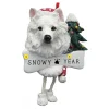 Outlet E & S Imports Personalized American Eskimo Dog Ornament