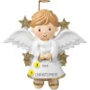 Best Personalized Angel Boy With Dove Ornament Angels & Religious