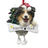 Store E & S Imports Personalized Australian Shepherd Dog Ornament
