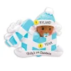 Cheap Personalized Baby Boy's 1St Christmas Present Ornament - African American Male Baby