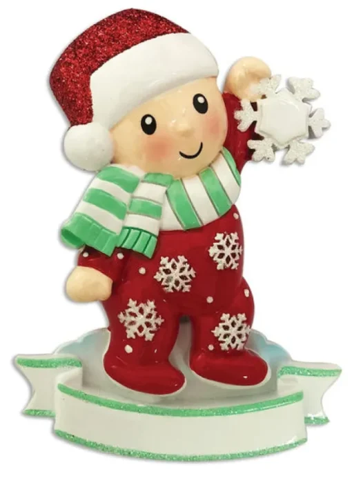 Flash Sale Personalized Baby In Pajamas Ornament Baby