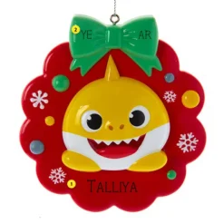 Cheap Personalized Baby Shark Ollie Ornament Kids