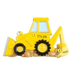 Store Personalized Back Hoe Ornament Kids