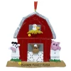 Cheap Personalized Barn With Animals Ornament Horse & Farm