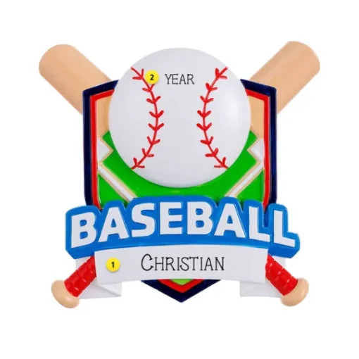 Online PolarX Personalized Baseball Ornament