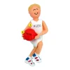 Clearance Ornament Central Personalized Basketball Ornament - Male, Blonde Hair