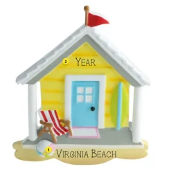 Sale PolarX Personalized Beach House Ornament