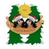 Cheap Personalized Bear Couple In A Hammock Ornament Couples