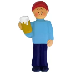 Clearance Ornament Central Personalized Beer Drinker / 21St Birthday Ornament