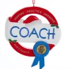 Hot Kurt Adler Personalized Best Coach Ever Ornament