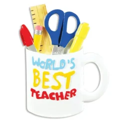 Discount PolarX Personalized Best Teacher Mug Ornament