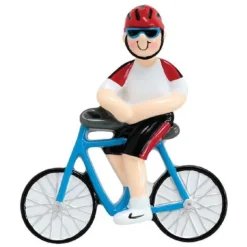 Discount Rudolph & Me Personalized Bicyclist Ornament - Male